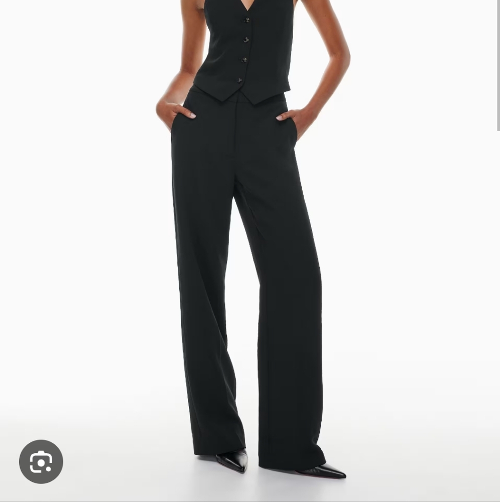 Wilfred Black Alanya Pants - Short Length